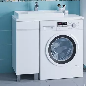 Тумба для комплекта СанТа Марс 29 напольная, для стиральной машины 700290