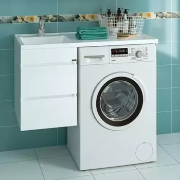 Тумба для комплекта СанТа Марс 38 подвесная, для стиральной машины 227004