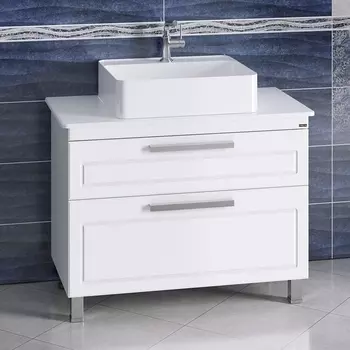 Тумба для комплекта СанТа Нептун 100 напольная, со столешницей 230009н