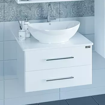 Тумба для комплекта СанТа Вегас 70 подвесная, со столешницей 226014л