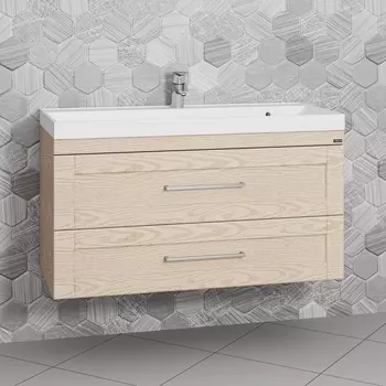 Тумба для комплекта СанТа Венера 100 подвесная, дуб бежевый 221020