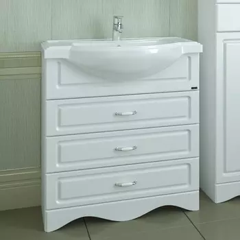 Тумба для комплекта СанТа Верона 80 напольная, 3 ящика 700287