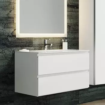 Тумба для комплекта Sanvit Авеню 2 90, белая Kavenu290w