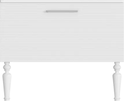 Тумба для комплекта Sanvit Эмми 3Д 100 белая Kemmy1003d