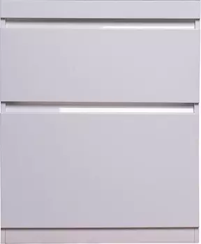 Тумба для комплекта Style Line Даллас 130 Люкс Plus напольная, белая СС-00000557