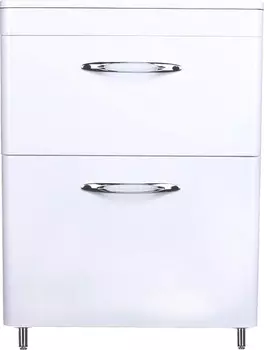 Тумба для комплекта Style Line Каре 60 напольная, Люкс Plus, белая СС-00002265
