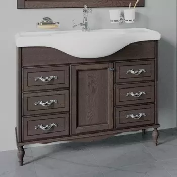 Тумба для комплекта ValenHouse Астер 105 кальяри, фурнитура хром А105_ТКХ