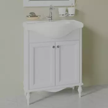 Тумба для комплекта ValenHouse Астер 65 светлое дерево, фурнитура хром А65_ТБХ