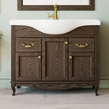 Тумба для комплекта ValenHouse Эллина 105 кальяри, фурнитура золото E105_ТКЗ