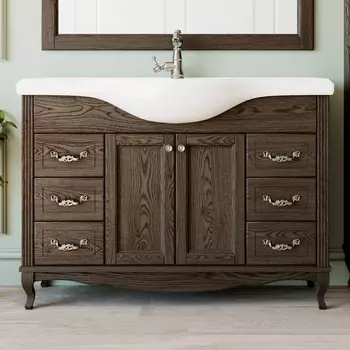 Тумба для комплекта ValenHouse Эллина 120 кальяри, фурнитура хром E120_ТКХ