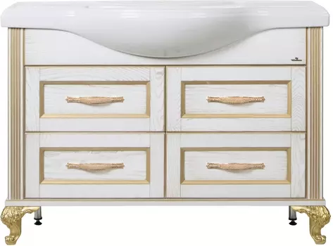 Тумба для комплекта ValenHouse Эллина 120 патина золото E120_ТБ_ПС