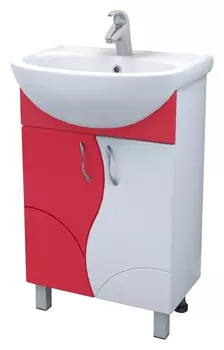 Тумба для комплекта Vigo Alessandro 4-55 красная А-0-550В(Уют)-красн