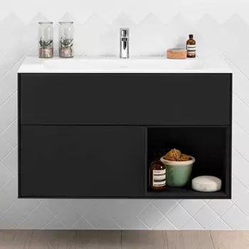 Тумба для комплекта Villeroy & Boch Finion G040PDPD 100 с подсветкой и освещением стены