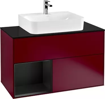 Тумба для комплекта Villeroy & Boch Finion G112PDHB 100 с подсветкой и освещением стены