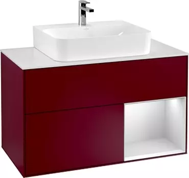 Тумба для комплекта Villeroy & Boch Finion G121MTHB 100 с подсветкой и освещением стены