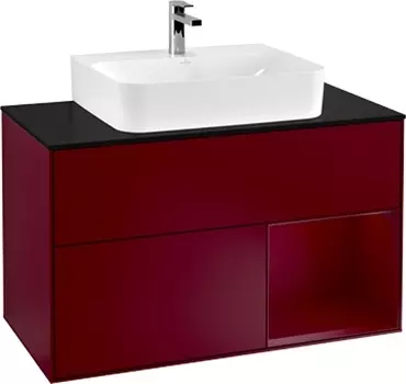 Тумба для комплекта Villeroy & Boch Finion G122HBHB 100 с подсветкой и освещением стены