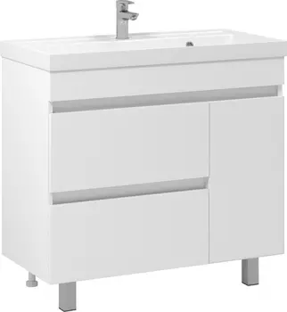 Тумба для комплекта Vod-Ok Best 90 напольная, белая /8432