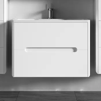 Тумба для комплекта Vod-Ok Флорена 80 белая /00002545