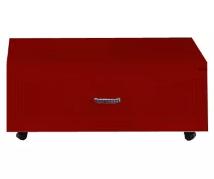 Тумба Misty Европа 90 подкатная красная П-Евр07090-041