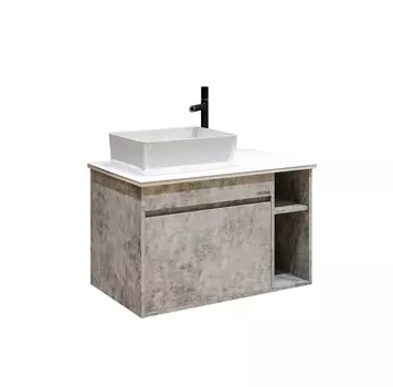 Тумба под раковину Grossman Фалькон 80 бетон 108005