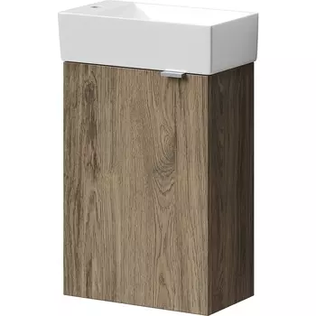 Тумба под раковину Sancos Mini 35 дуб чарльстон, левая MN35ECHL