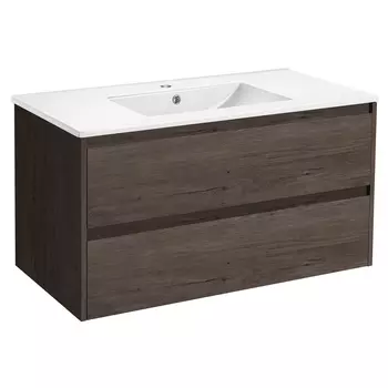 Тумба под раковину Vincea Gio 100 VMC-2G100RO R.Oak