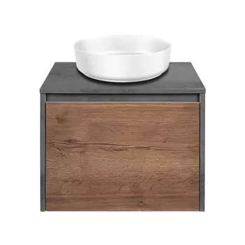 Тумба под раковину Vincea Mesa 60 VMC-2MS600TB T.Oak/Beton