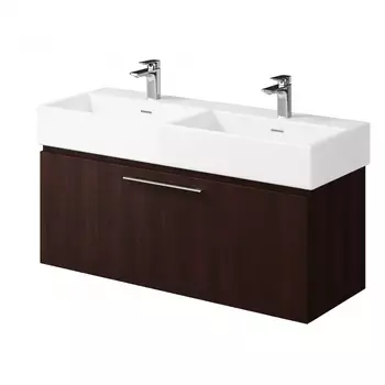 Тумба с двойной раковиной Creto Milano 120 Sorano подвесная