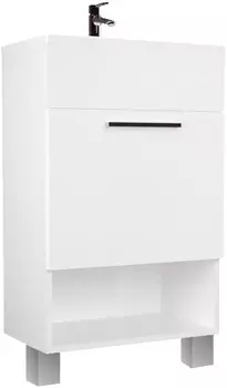 Тумба с раковиной 1MarKa July 50Н напольная, белый глянец У85932