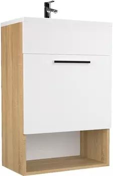 Тумба с раковиной 1MarKa July 50П подвесная, дуб сонома У85934