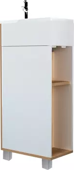 Тумба с раковиной 1MarKa Laura 40Н напольная, дуб сонома У85930