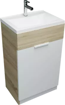 Тумба с раковиной 1MarKa Revo 50Н дуб сонома Ц0000005037