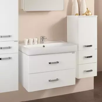 Тумба с раковиной Акватон Америна 80 белая