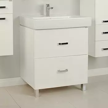 Тумба с раковиной Акватон Америна Н 80 белая