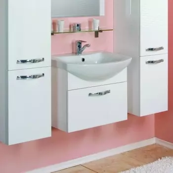 Тумба с раковиной Акватон Ария 65 белая