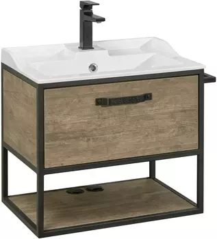 Тумба с раковиной Акватон Лофт Фабрик 65 дуб кантри