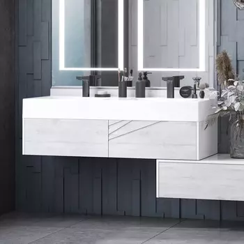 Тумба с раковиной Акватон Сакура 120 для двоих