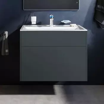 Тумба с раковиной Am.Pm Inspire V2.0 80 графит матовый