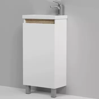 Тумба с раковиной Am.Pm X-Joy 45, напольная, белый глянец