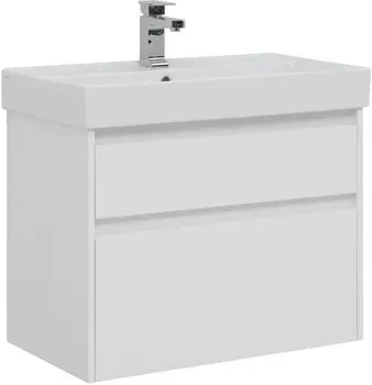 Тумба с раковиной Aquanet Nova Lite 75 2 ящика