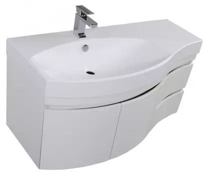 Тумба с раковиной Aquanet Опера 2-115 белая L