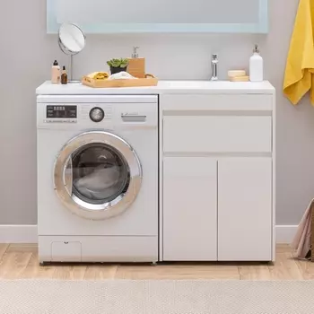 Тумба с раковиной Aquanet Токио 48 1 ящик, 2 двери R