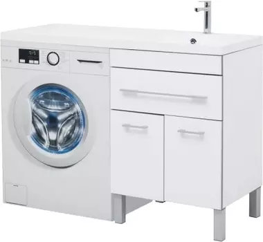 Тумба с раковиной Aquanet Верона 120 напольная, белая R