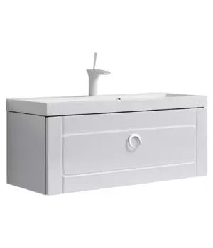 Тумба с раковиной Aqwella 5 stars Инфинити 100 белая
