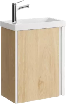 Тумба с раковиной Aqwella Urban 45 подвесная, дуб давос