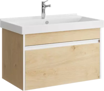 Тумба с раковиной Aqwella Urban 80 подвесная, дуб давос