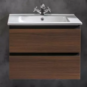 Тумба с раковиной Armadi Art Capolda 65 dark wood