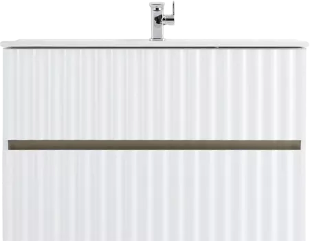 Тумба с раковиной Art&Max Elegant 90 белая матовая