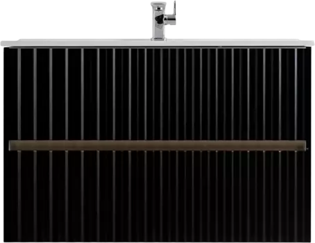 Тумба с раковиной Art&Max Elegant 90 черная