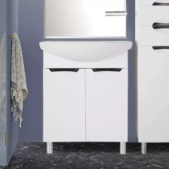 Тумба с раковиной ASB-Mebel Мессина 70 с дверками